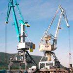 Ленский порт. Портальный кран